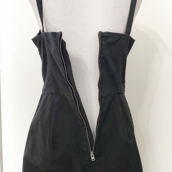 ARITZIA WILFRED BLACK TIE STRAP SWEETHEART FITTED MINI DRESS - 8 - Picture 5 of 8
